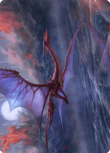 Manaform Hellkite // Manaform Hellkite, Magic card AVOW 46 — Crimson Vow Art Series set