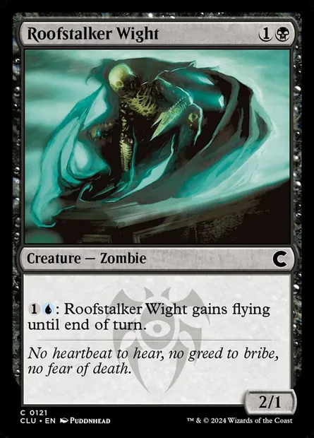 Roofstalker Wight, Magic card CLU 121 — Ravnica: Clue Edition set