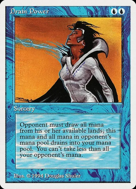 Drain d'énergie, carte Magic SUM 56 — extension Summer Magic / Edgar