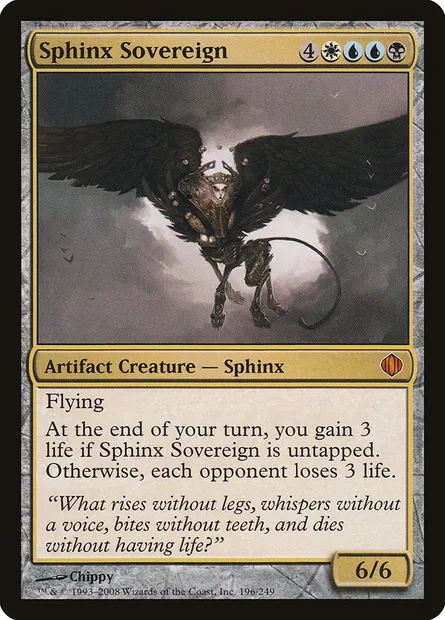 Sphinx Sovereign, Magic card ALA 196 — Shards of Alara set