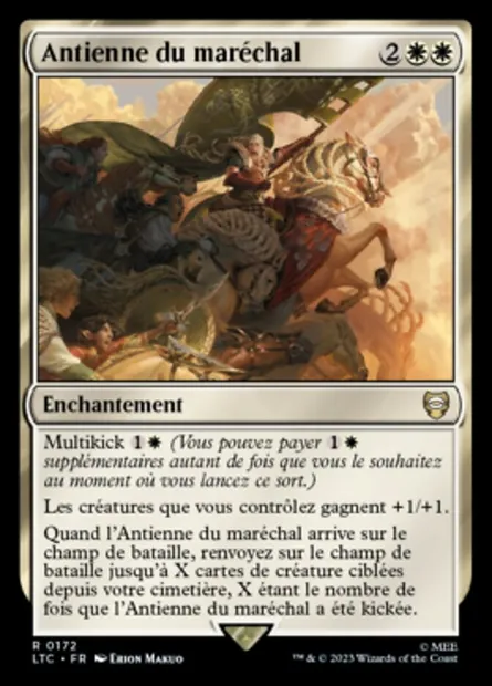 Antienne du maréchal, carte Magic LTC 172 — extension Tales of Middle-earth Commander