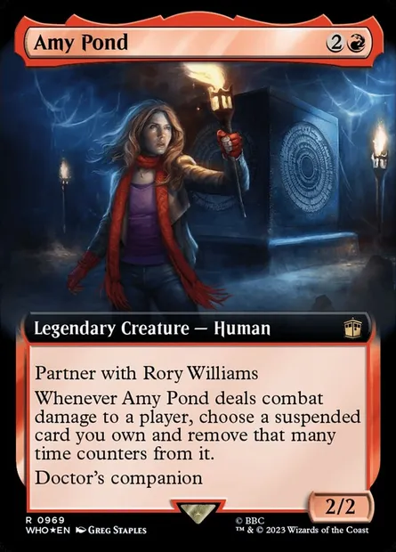 Amy Pond, Magic card WHO 969 — Doctor Who set
