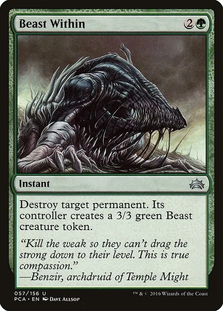 Beast Within, Magic card PCA 57 — Planechase Anthology set