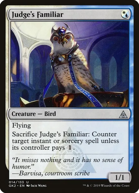 Judge's Familiar, Magic card GK2 14 — RNA Guild Kit set