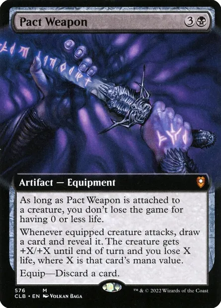 Pact Weapon, Magic card CLB 576 — Commander Legends: Battle for Baldur's Gate set