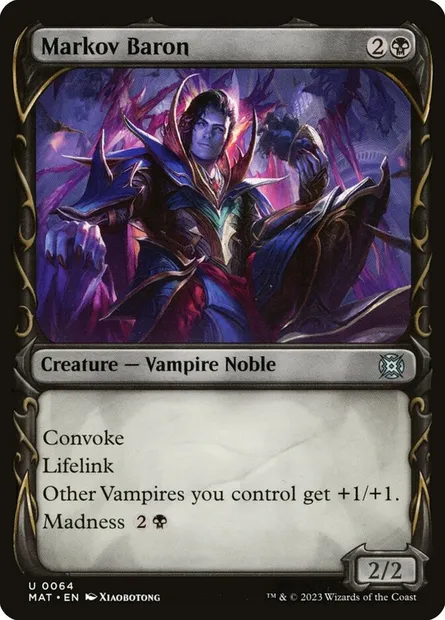 Markov Baron, Magic card MAT 64 — March of the Machine: The Aftermath set