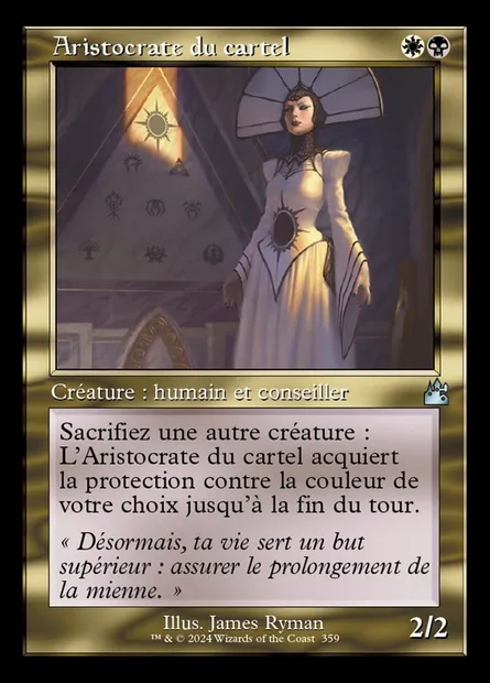 Aristocrate du cartel, carte Magic RVR 359 — extension Ravnica Remastered