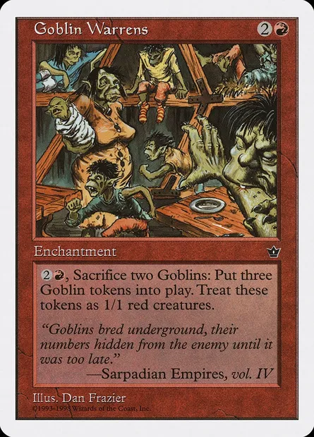 Goblin Warrens, Magic card ATH 42 — Anthologies set