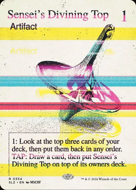 Sensei's Divining Top, Magic card SLZ 354 — The Zeta Set set