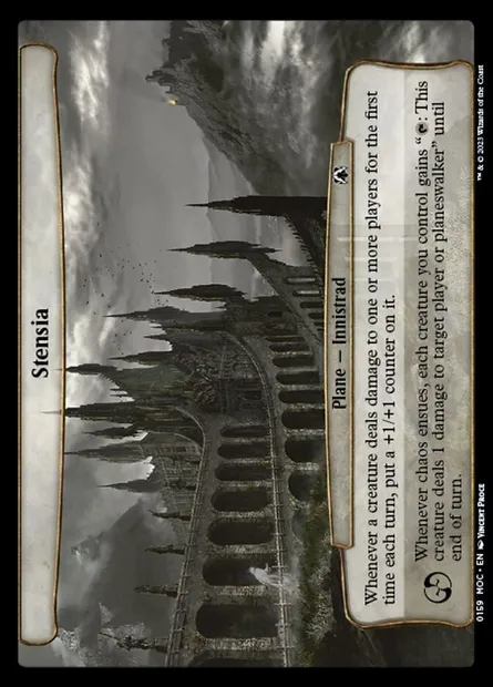 Stensia, Magic card MOC 159 — March of the Machine Commander set