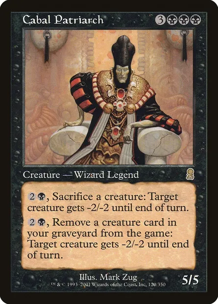 Cabal Patriarch, Magic card ODY 120 — Odyssey set