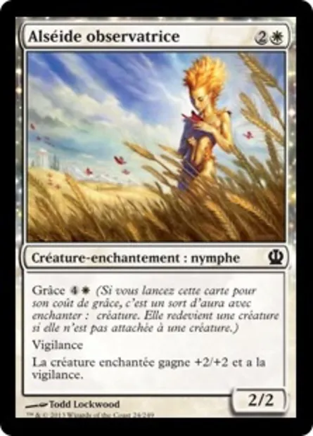 Alséide observatrice, carte Magic THS 24 — extension Theros