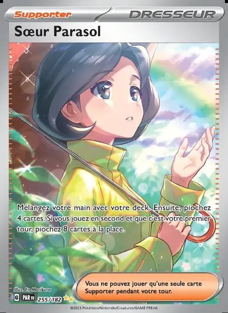 Sœur Parasol, carte Pokémon PAR 255 — extension Faille Paradoxe