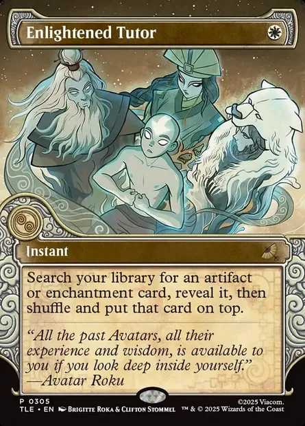 Préceptrice éclairée, carte Magic TLE 305 — extension Avatar: The Last Airbender Eternal