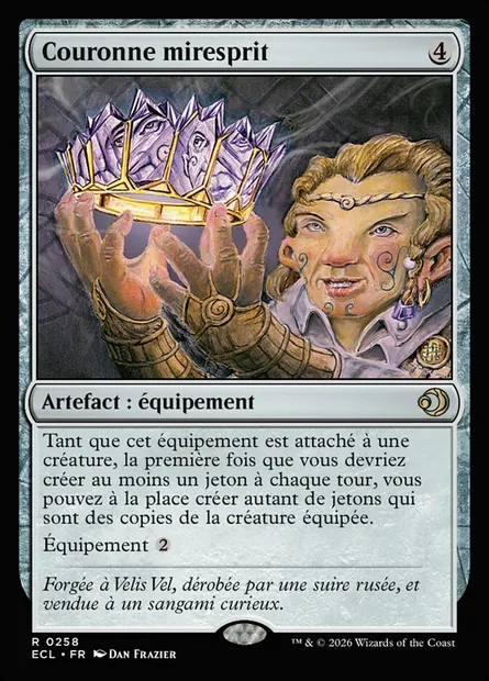 Couronne miresprit, carte Magic ECL 258 — extension Lorwyn Eclipsed