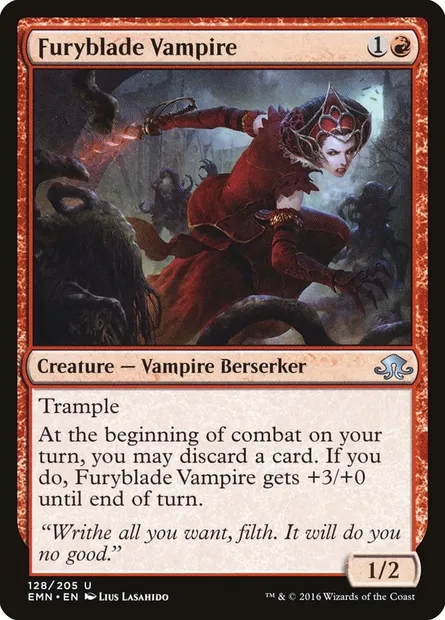 Furyblade Vampire, Magic card EMN 128 — Eldritch Moon set