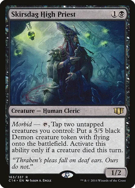Skirsdag High Priest, Magic card C14 163 — Commander 2014 set