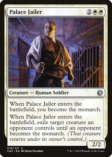 Palace Jailer, Magic card CN2 18 — Conspiracy: Take the Crown set