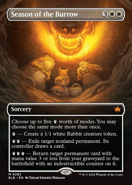 Season of the Burrow, Magic card BLB 282 — Bloomburrow set