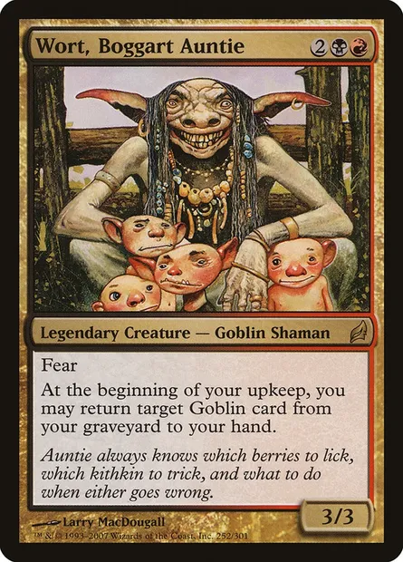 Wort, Boggart Auntie, Magic card LRW 252 — Lorwyn set