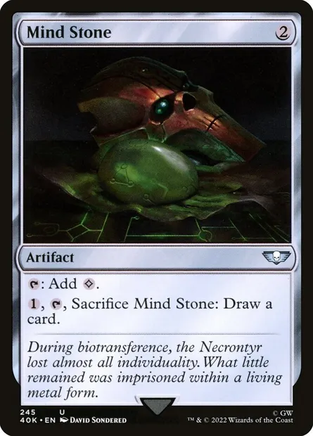Mind Stone, Magic card 40K 245 — Warhammer 40,000 Commander set