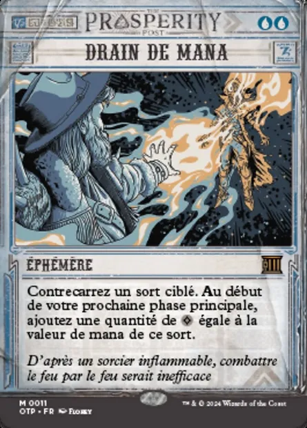 Drain de mana, carte Magic OTP 11 — extension Breaking News