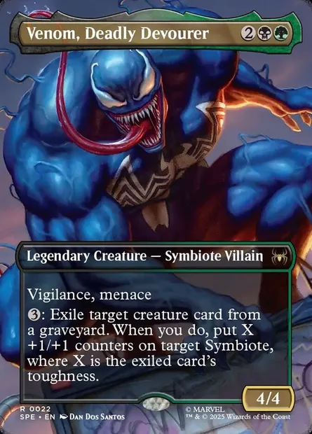 Venom, Deadly Devourer, Magic card SPE 22 — Marvel's Spider-Man Eternal set