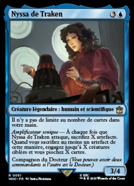 Nyssa de Traken, carte Magic WHO 51 — extension Doctor Who
