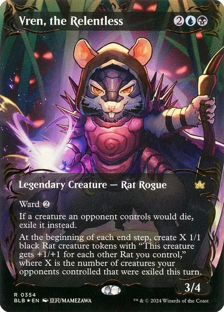 Vren, the Relentless, Magic card BLB 354 — Bloomburrow set