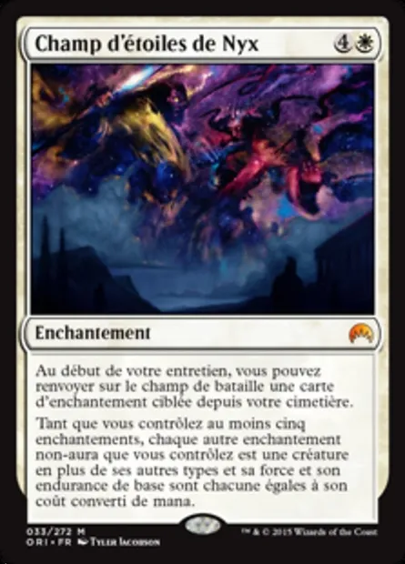 Champ d'étoiles de Nyx, carte Magic ORI 33 — extension Magic Origines