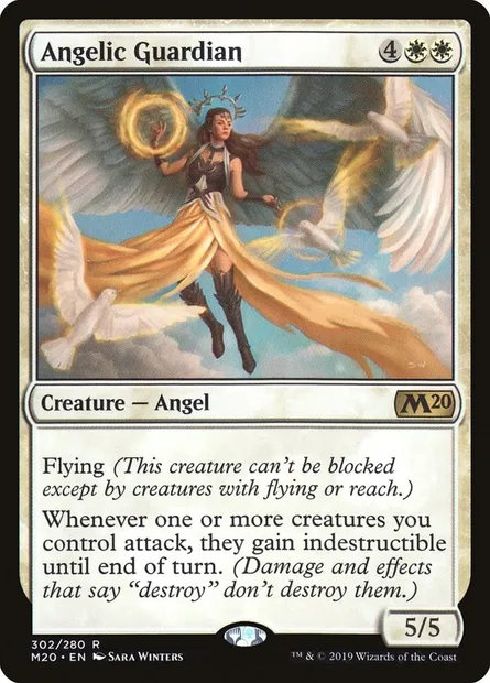 Angelic Guardian, Magic card M20 302 — Core Set 2020 set