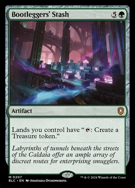 Bootleggers' Stash, Magic card BLC 207 — Bloomburrow Commander set