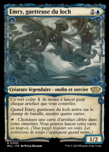 Emry, guetteuse du loch, carte Magic MUL 9 — extension Multiverse Legends