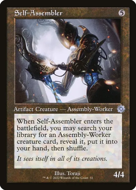 Self-Assembler, Magic card BRR 51 — The Brothers' War Retro Artifacts set