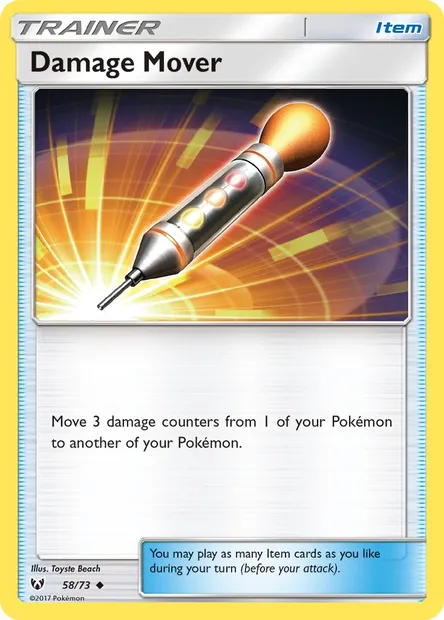 Damage Mover, Pokémon card SLG 58 — Shining Legends set