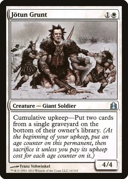 Jötun Grunt, Magic card CMD 16 — Commander 2011 set