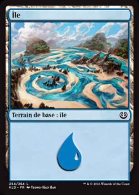 Île, carte Magic KLD 254 — extension Kaladesh