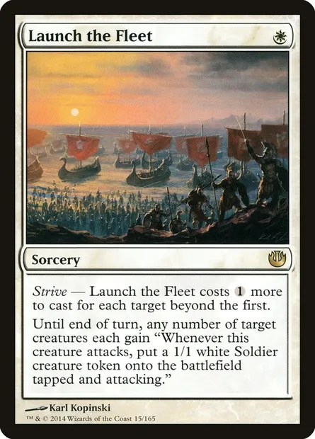 Launch the Fleet, Magic card JOU 15 — Journey into Nyx set