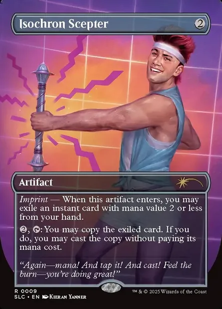 Sceptre isochronique, carte Magic SLC 9 — extension Secret Lair Countdown