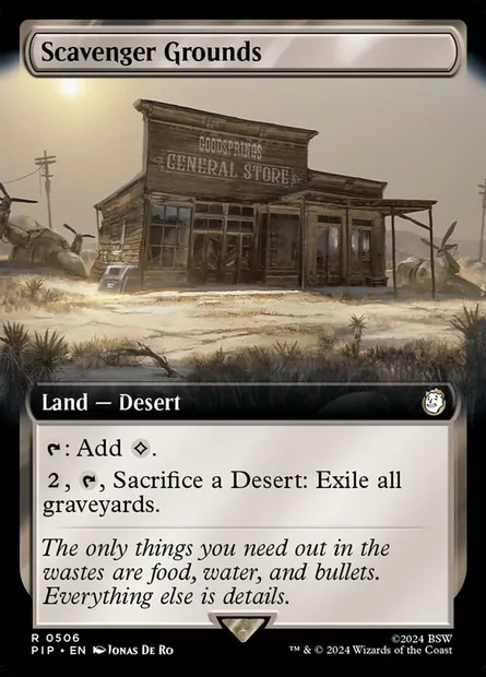 Scavenger Grounds, Magic card PIP 506 — Fallout set
