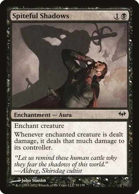 Spiteful Shadows, Magic card DKA 75 — Dark Ascension set