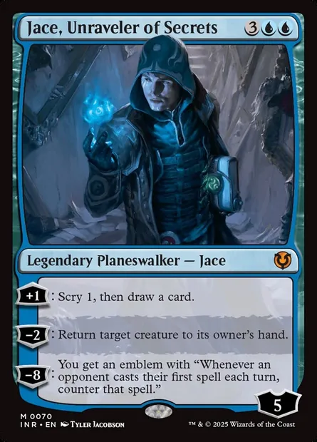 Jace, détisseur de secrets, carte Magic INR 70 — extension Innistrad Remastered