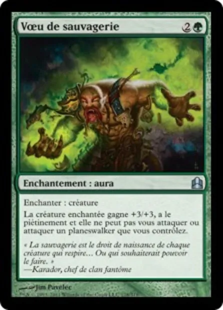 Vœu de sauvagerie, carte Magic CMD 178 — extension Commander 2011