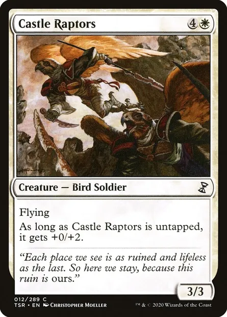 Castle Raptors, Magic card TSR 12 — Time Spiral Remastered set