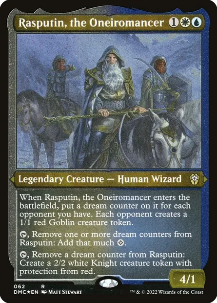 Rasputin, the Oneiromancer, Magic card DMC 62 — Dominaria United Commander set