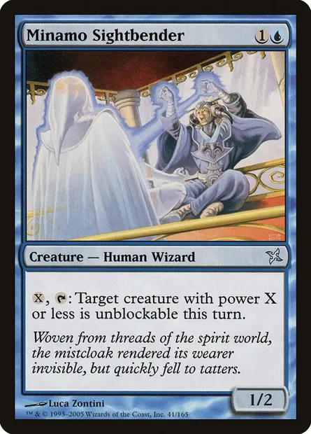 Minamo Sightbender, Magic card BOK 41 — Betrayers of Kamigawa set