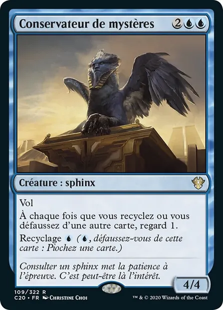 Conservateur de mystères, carte Magic C20 109 — extension Commander 2020
