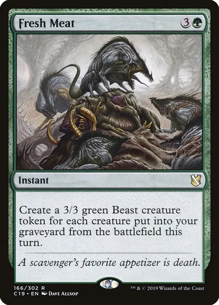 Fresh Meat, Magic card C19 166 — Commander 2019 set