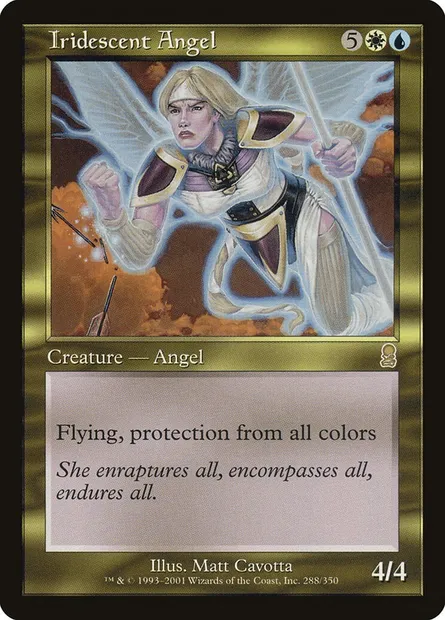 Iridescent Angel, Magic card ODY 288 — Odyssey set