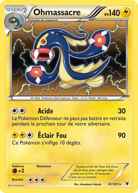 Ohmassacre, carte Pokémon NVI 41 — extension Nobles Victoires